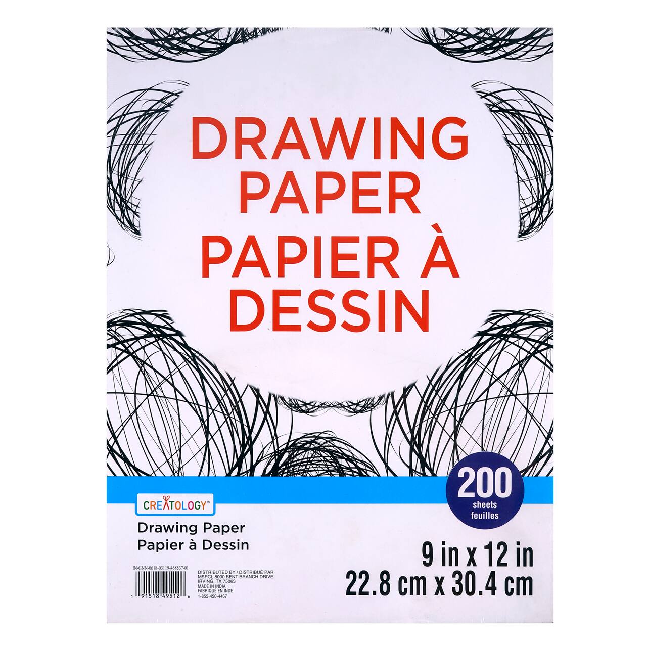 9&#x22; x 12&#x22; Drawing Paper by Creatology&#x2122;